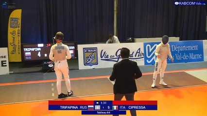 CdM FD St Maur -T64 TRIPAPINA (RUS) vs CIPRESSA (ITA)