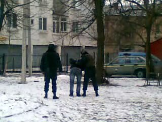 Милиция задержала преступника в центре Винницы