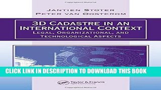 Best Seller 3D Cadastre in an International Context: Legal, Organizational, and Technological