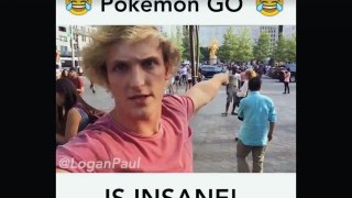 Pokémon Go - Logan Paul Dragonite Prank in a Central Park!