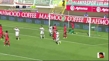 Kenneth Omeruo own Goal HD - Alanyaspor 1 - 1 Gaziantepspor 04.11.2016 HD