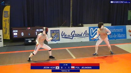 CdM FD St Maur -T32 JEON (KOR) vs JELINSKA (POL)