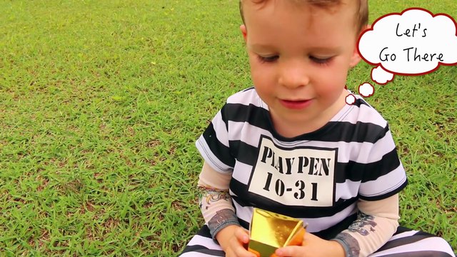 POLICE BABY Escape JAIL ~ Baby PRISON ESCAPE JAIL Steal Gold Chubby Baby Eli In Real Life Jail AGAIN