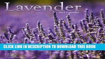 Ebook Lavender Calendar - 2015 Wall calendars - Garden Calendars - Flower Calendar - Monthly Wall