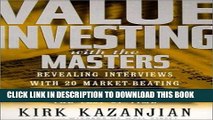 [Free Read] Value Investing With the Masters: Revealing Interviews With 20 Market-Beating Managers