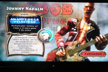 Game play guitar hero Warrior of rock! Johnny Ep 3 (Cherry bomb) 99% efectividad