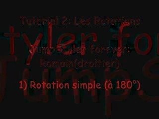 Tutorial 2-Jumpstyle-Les Rotations