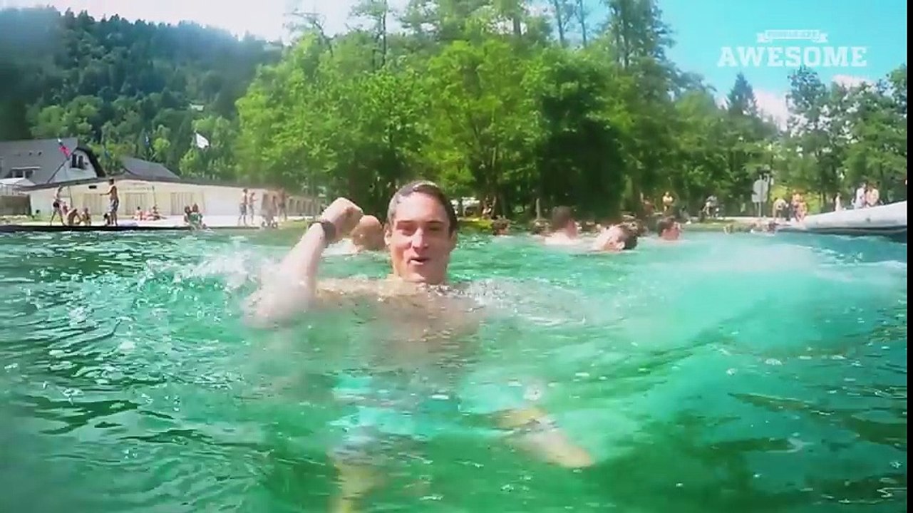 Extreme Russian Swing Flips into a Lake   PEOPLE ARE AWESOME