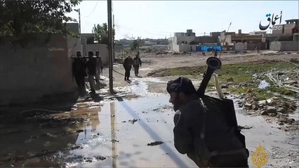 اقتحام منطقة حمام العليل جنوب الموصل