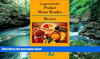 Books to Read  Pocket Menu Reader Mexico (Pocket Dictionaries)  Best Seller Books Most Wanted