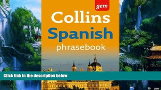 Books to Read  Collins Gem Easy Learning Spanish Phrasebook  Best Seller Books Most Wanted