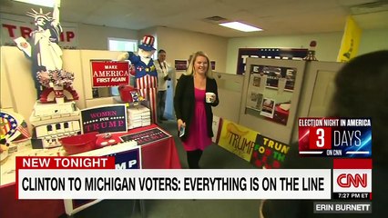 Clinton looks to reinforce Michigan as internal polls tig...