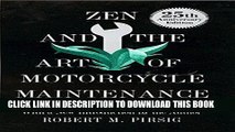 Ebook Zen and the Art of Motorcycle Maintenance: An Inquiry into Values Free Download