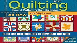 Best Seller Quilting Block   Pattern-a-Day 2017 Calendar Free Read