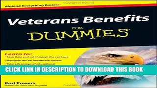 Ebook Veterans Benefits For Dummies Free Read