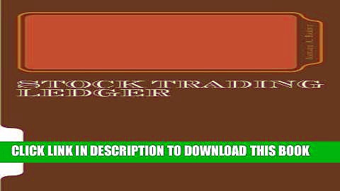 [Free Read] Stock Trading Ledger (Green) Full Online