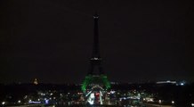 بالفيديو: برج إيفل يرتدي اللون الأخضر