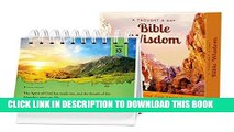 Best Seller A Thought a Day - Bible Wisdom: A Daily Desktop Quotebook / 365 Day Perpetual Calendar