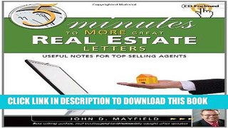 Ebook 5 Minutes to MORE Great Real Estate Letters Free Read