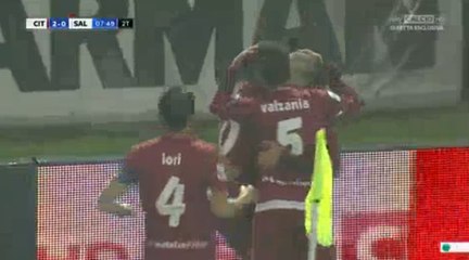 Gianluca Litteri Goal - A.S. Cittadella 2-0 Salernitana - (05/11/2016)