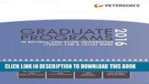 [Free Read] Graduate Programs in Business, Education, Information Studies, Law   Social Work 2016