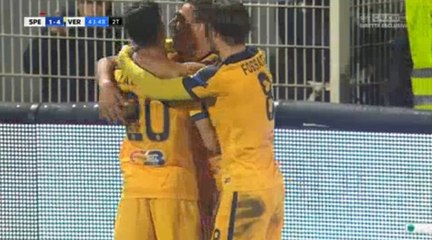 Spezia Calcio 1-4 Hellas Verona - All Goals Exclusive - (05/11/2016)
