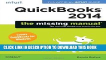 Ebook QuickBooks 2014: The Missing Manual: The Official Intuit Guide to QuickBooks 2014 Free Read