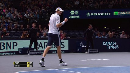 #BNPPM Highlights - Demi-finale Simple Cilic v. Isner 2016 11 05