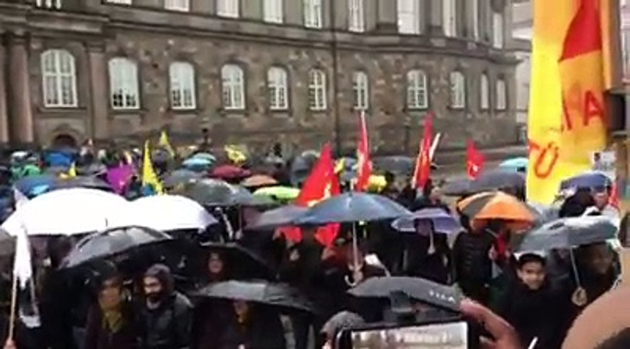 Protest in Copenhagen against Turkish state's terrore on HDP- 2016-11-05