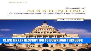 Ebook Essentials of Accounting for Governmental and Not-for-Profit Organizations Free Read