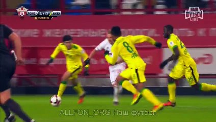Samedov A. (Penalty) - Lokomotiv Moscow 4-0 FK Anzi Makhackala 05.11.2016