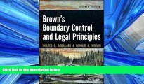 READ book  Brown s Boundary Control and Legal Principles  FREE BOOOK ONLINE
