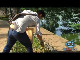 Những người trẻ Việt-Nhật nhặt rác Hồ Gươm: Xin đừng xả rác!