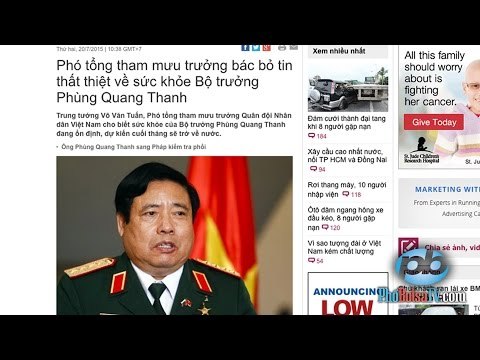 Truyền thông trong nước đăng tin bác bỏ tin tức về sự qua đời của Bộ trưởng QPVN