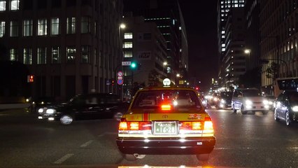 Tokyo, night walk. 4K (part one)
