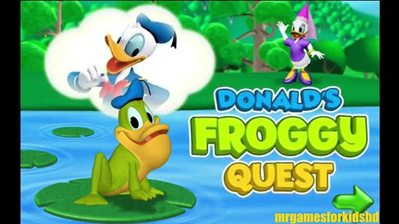 Mickey Mouse Clubhouse Donald Ducks Froggy Quest To Princess Kiss Children Games
