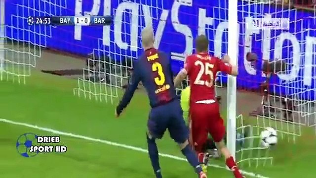 اهداف مباراه بايرن ميونخ 4-0 برشلونة [بتعليق عصام الشوالي] بتاريخ 23-4-2013 - دوري ابطال اوروبا