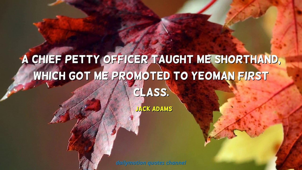Jack Adams Quotes