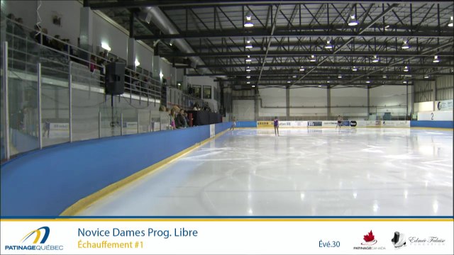 Championnats A de la section Québec 2017 - Glace 2, Novice Dames prog. libre