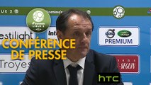 Conférence de presse ESTAC Troyes - Valenciennes FC (2-0) : Jean-Louis GARCIA (ESTAC) - Faruk HADZIBEGIC (VAFC) - 2016/2017