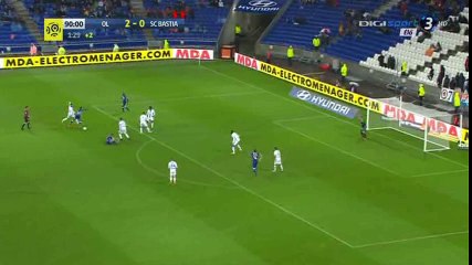 Enzo Crivelli Goal HD - Lyon 2-1 Bastia - 05-11-2016
