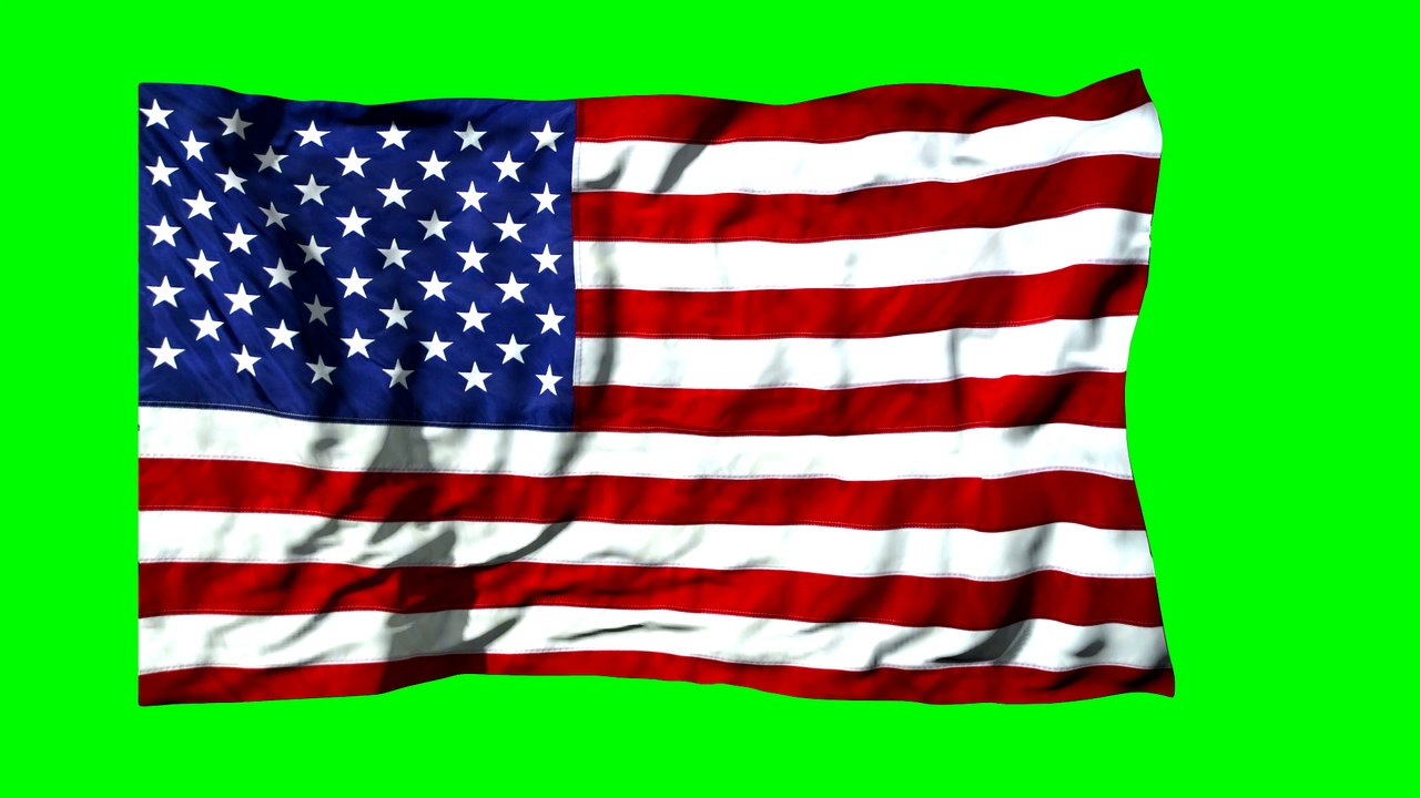 4K American Flag waving, Stars and Stripes
