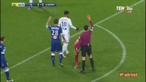 Jean-Louis Leca Gets Straight Red Card For Nabil Fekir's Dive!