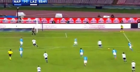 Balde Keita Goal ~ Napoli vs Lazio 1-1 (Serie A) 5/11/2016 HD