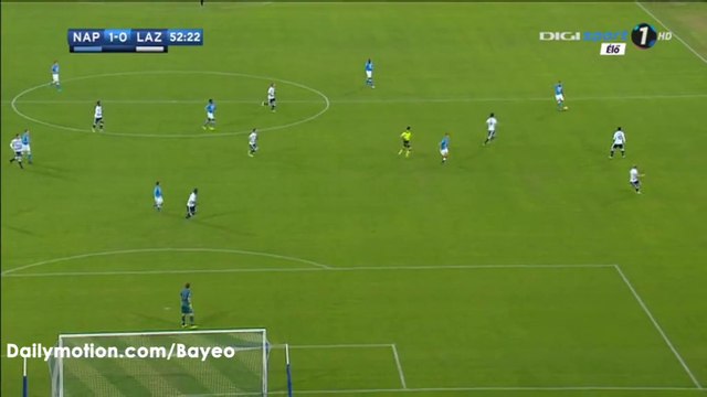 Passe décisive de Ghoulam pour Hamsik contre la Lazio