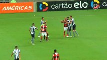 Clima fica quente entre jogadores de Flamengo e Botafogo no Maracanã