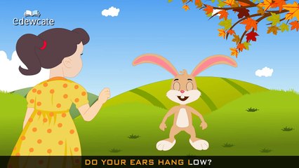 Do your ears hang low nursery rhyme