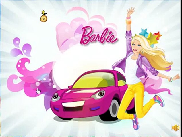 barbie car cartoon