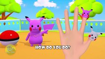 Pokemon Pikachu Finger Family | Nursery Rhymes | 3D Animation In HD From Binggo Channel