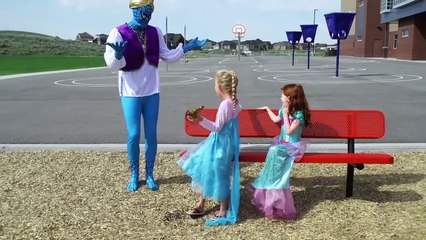 FROZEN ELSA TWIN BABIES Spiderman & Frozen Anna Funny Superhero movie in real life Frozen Elsa Baby